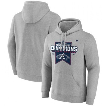 Men's Atlanta Braves 2021 Heathered Gray World Series Champions Locker Room Big & Tall Pullover Hoodie Men's Atlanta Braves 2021 Heathered Gray World Series Champions Locker Room Big & Tall Pullover Hoodie