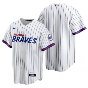 Men's Atlanta Braves Blank 2021 White City Connect Stitched Jersey Men's Atlanta Braves Blank 2021 White City Connect Stitched Jersey