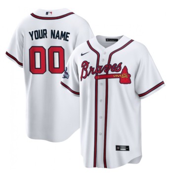 Men's Atlanta Braves Blank 2021 White World Series Champions Cool Base Stitched Jersey Men's Atlanta Braves Blank 2021 White World Series Champions Cool Base Stitched Jersey