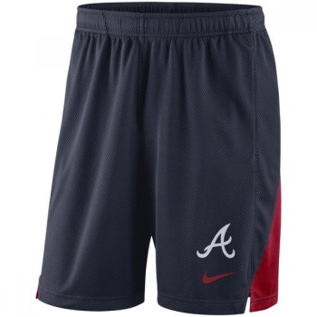 Men's Atlanta Braves Navy Franchise Performance Shorts Men's Atlanta Braves Navy Franchise Performance Shorts