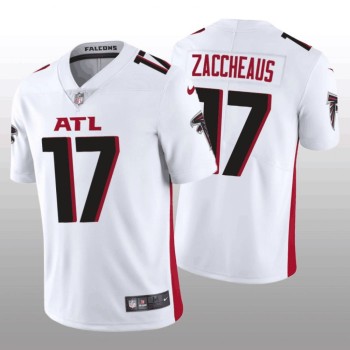 Men's Atlanta Falcons #17 Olamide Zaccheaus White Vapor Untouchable Stitched Football Jersey Men's Atlanta Falcons #17 Olamide Zaccheaus White Vapor Untouchable Stitched Football Jersey