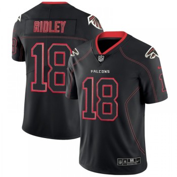Men's Atlanta Falcons #18 Calvin Ridley Black 2018 Lights Out Color Rush NFL Limited Stitched Jersey Men's Atlanta Falcons #18 Calvin Ridley Black 2018 Lights Out Color Rush NFL Limited Stitched Jersey