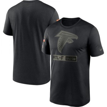 Men's Atlanta Falcons 2020 Black Salute To Service Performance T-Shirt Men's Atlanta Falcons 2020 Black Salute To Service Performance T-Shirt