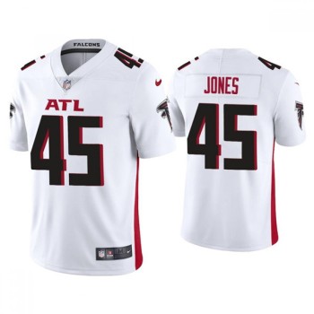 Men's Atlanta Falcons #45 Deion Jones New White Vapor Untouchable Limited Stitched NFL Jersey Men's Atlanta Falcons #45 Deion Jones New White Vapor Untouchable Limited Stitched NFL Jersey