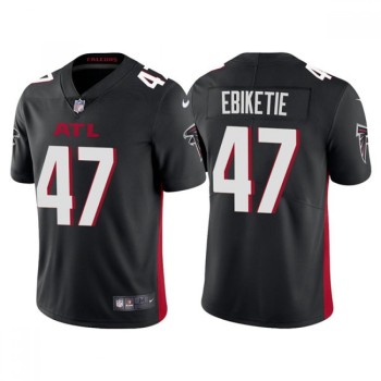 Men's Atlanta Falcons #47 Arnold Ebiketie Black Vapor Untouchable Limited Stitched Jersey Men's Atlanta Falcons #47 Arnold Ebiketie Black Vapor Untouchable Limited Stitched Jersey