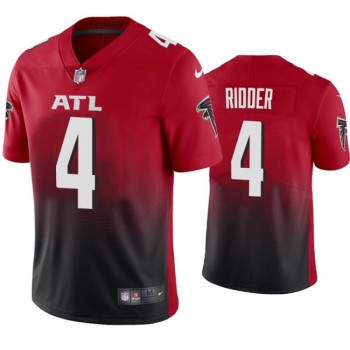 Men's Atlanta Falcons #4 Desmond Ridder Red/Black Vapor Untouchable Limited Stitched Jersey Men's Atlanta Falcons #4 Desmond Ridder Red/Black Vapor Untouchable Limited Stitched Jersey