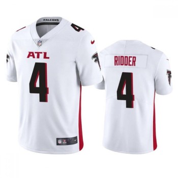 Men's Atlanta Falcons #4 Desmond Ridder White Vapor Untouchable Limited Stitched Jersey Men's Atlanta Falcons #4 Desmond Ridder White Vapor Untouchable Limited Stitched Jersey