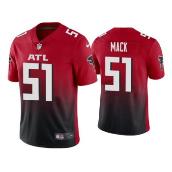 Men's Atlanta Falcons #51 Alex Mack New Red Vapor Untouchable Limited Stitched Jersey Men's Atlanta Falcons #51 Alex Mack New Red Vapor Untouchable Limited Stitched Jersey