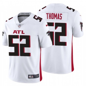Men's Atlanta Falcons #52 Ahmad Thomas New White Vapor Untouchable Limited Stitched NFL Jersey Men's Atlanta Falcons #52 Ahmad Thomas New White Vapor Untouchable Limited Stitched NFL Jersey