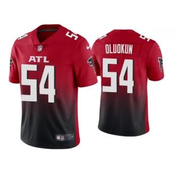 Men's Atlanta Falcons #54 Foyesade Oluokun New Red Vapor Untouchable Limited Stitched Jersey Men's Atlanta Falcons #54 Foyesade Oluokun New Red Vapor Untouchable Limited Stitched Jersey
