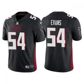 Men's Atlanta Falcons #54 Rashaan Evans Black Vapor Untouchable Limited Stitched Jersey Men's Atlanta Falcons #54 Rashaan Evans Black Vapor Untouchable Limited Stitched Jersey