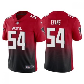 Men's Atlanta Falcons #54 Rashaan Evans Red/Black Vapor Untouchable Limited Stitched Jersey Men's Atlanta Falcons #54 Rashaan Evans Red/Black Vapor Untouchable Limited Stitched Jersey