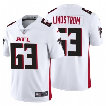 Men's Atlanta Falcons #63 Chris Lindstrom New White Vapor Untouchable Limited Stitched NFL Jersey Men's Atlanta Falcons #63 Chris Lindstrom New White Vapor Untouchable Limited Stitched NFL Jersey
