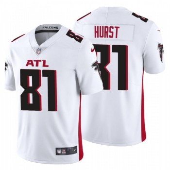 Men's Atlanta Falcons #81 Hayden Hurst New White Vapor Untouchable Limited Stitched Jersey Men's Atlanta Falcons #81 Hayden Hurst New White Vapor Untouchable Limited Stitched Jersey