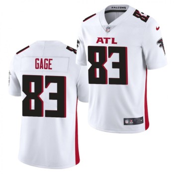Men's Atlanta Falcons #83 Russell Gage New White Vapor Untouchable Limited Stitched NFL Jersey Men's Atlanta Falcons #83 Russell Gage New White Vapor Untouchable Limited Stitched NFL Jersey