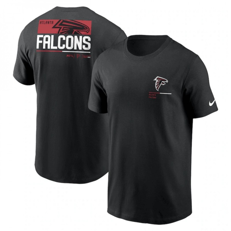 Men's Atlanta Falcons Black Team Incline T-Shirt Men's Atlanta Falcons Black Team Incline T-Shirt