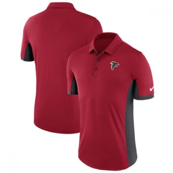 Men's Atlanta Falcons Red Evergreen Polo Men's Atlanta Falcons Red Evergreen Polo