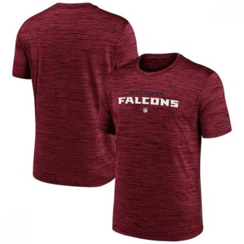 Men's Atlanta Falcons Red Velocity Performance T-Shirt Men's Atlanta Falcons Red Velocity Performance T-Shirt