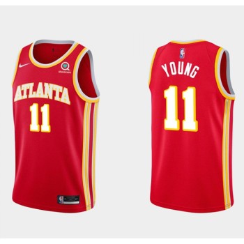 Men's Atlanta Hawks #11 Trae Young Red Stitched Jersey Men's Atlanta Hawks #11 Trae Young Red Stitched Jersey