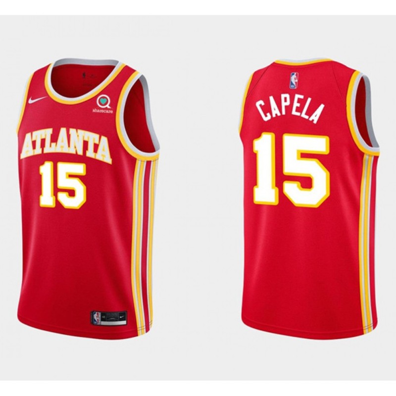Men's Atlanta Hawks #15 Clint Capela Red Stitched NBA Jersey Men's Atlanta Hawks #15 Clint Capela Red Stitched NBA Jersey