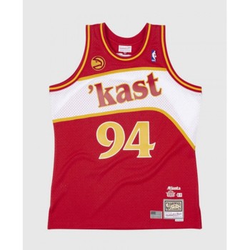 Men's Atlanta Hawks #94 Dungeon Red Throwback Swingman Stitched Jersey Men's Atlanta Hawks #94 Dungeon Red Throwback Swingman Stitched Jersey