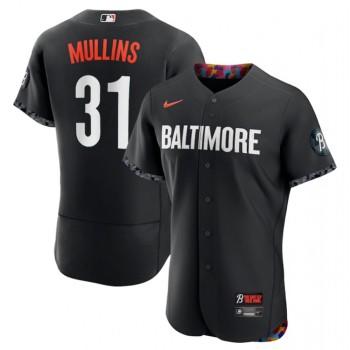 Men's Baltimore Orioles Baltimore Orioles #31 Cedric Mullins Black 2023 City Connect Flex Base Stitched Baseball Jersey Men's Baltimore Orioles Baltimore Orioles #31 Cedric Mullins Black 2023 City Connect Flex Base Stitched Baseball Jersey