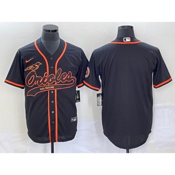 Men's Baltimore Orioles Blank Black Cool Base Stitched Jersey Men's Baltimore Orioles Blank Black Cool Base Stitched Jersey