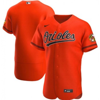 Men's Baltimore Orioles Blank Orange Flex Base Stitched Jersey Men's Baltimore Orioles Blank Orange Flex Base Stitched Jersey