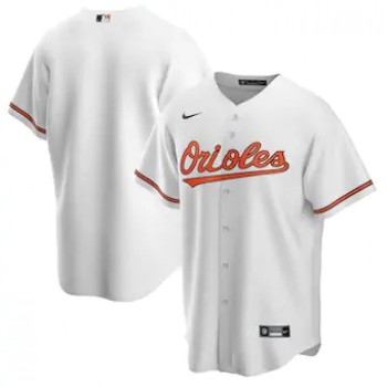 Men's Baltimore Orioles Blank White Cool Base Stitched Jersey Men's Baltimore Orioles Blank White Cool Base Stitched Jersey