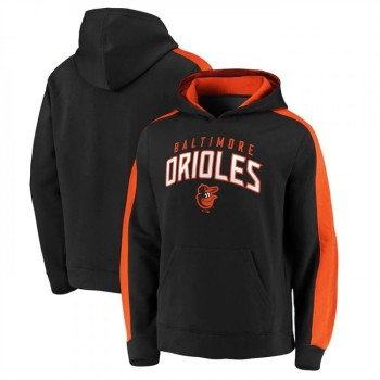 Men's Baltimore Orioles Navy Game Time Arch Pullover Hoodie Men's Baltimore Orioles Navy Game Time Arch Pullover Hoodie