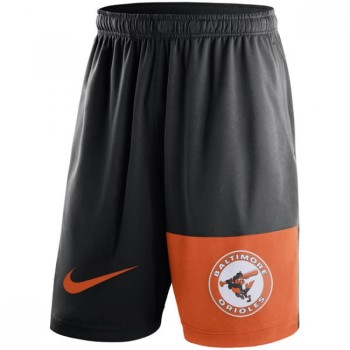 Men's Baltimore Orioles Black Cooperstown Collection Dry Fly Shorts Men's Baltimore Orioles Black Cooperstown Collection Dry Fly Shorts