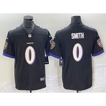 Men's Baltimore Ravens #0 Roquan Smith Black Vapor Untouchable Limited Football Jersey Men's Baltimore Ravens #0 Roquan Smith Black Vapor Untouchable Limited Football Jersey