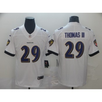 Men's Baltimore Ravens #29 Earl Thomas III White Vapor Untouchable NFL Jersey Men's Baltimore Ravens #29 Earl Thomas III White Vapor Untouchable NFL Jersey