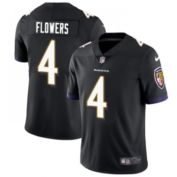 Men's Baltimore Ravens #4 Zay Flowers Black Vapor Untouchable Football Jersey Men's Baltimore Ravens #4 Zay Flowers Black Vapor Untouchable Football Jersey