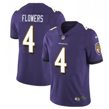 Men's Baltimore Ravens #4 Zay Flowers Purple Vapor Untouchable Football Jersey Men's Baltimore Ravens #4 Zay Flowers Purple Vapor Untouchable Football Jersey