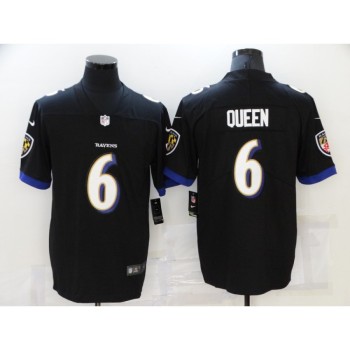 Men's Baltimore Ravens #6 Patrick Queen Black Vapor Untouchable Limited Stitched Jersey Men's Baltimore Ravens #6 Patrick Queen Black Vapor Untouchable Limited Stitched Jersey