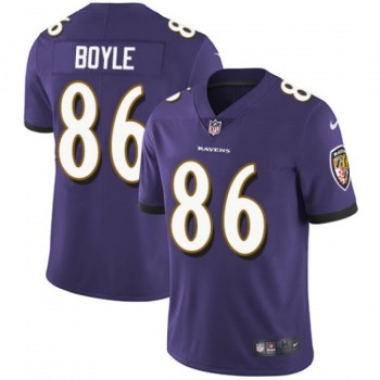 Men's Baltimore Ravens #86 Nick Boyle Purple Vapor Untouchable Limited Jersey Men's Baltimore Ravens #86 Nick Boyle Purple Vapor Untouchable Limited Jersey