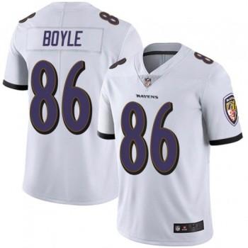 Men's Baltimore Ravens #86 Nick Boyle White Vapor Untouchable Limited Jersey Men's Baltimore Ravens #86 Nick Boyle White Vapor Untouchable Limited Jersey