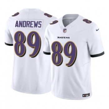 Men's Baltimore Ravens #89 Mark Andrews White 2023 F.U.S.E Vapor Limited Jersey Men's Baltimore Ravens #89 Mark Andrews White 2023 F.U.S.E Vapor Limited Jersey