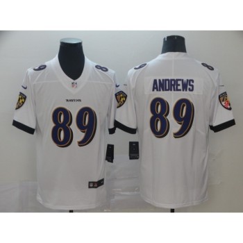 Men's Baltimore Ravens #89 Mark Andrews White Vapor Untouchable Limited NFL Jersey Men's Baltimore Ravens #89 Mark Andrews White Vapor Untouchable Limited NFL Jersey