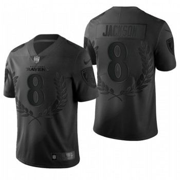 Men's Baltimore Ravens #8 Lamar Jackson Black Special Edition Limited Stitched Jersey Men's Baltimore Ravens #8 Lamar Jackson Black Special Edition Limited Stitched Jersey
