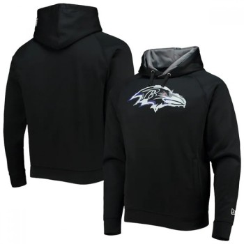 Men's Baltimore Ravens Black Pullover Hoodie Men's Baltimore Ravens Black Pullover Hoodie