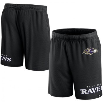 Men's Baltimore Ravens Black Shorts Men's Baltimore Ravens Black Shorts
