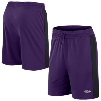 Men's Baltimore Ravens Purple Performance Shorts Men's Baltimore Ravens Purple Performance Shorts