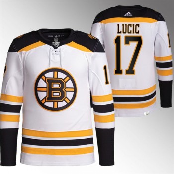 Men's Boston Bruins #17 Milan Lucic White Stitched Jersey Men's Boston Bruins #17 Milan Lucic White Stitched Jersey