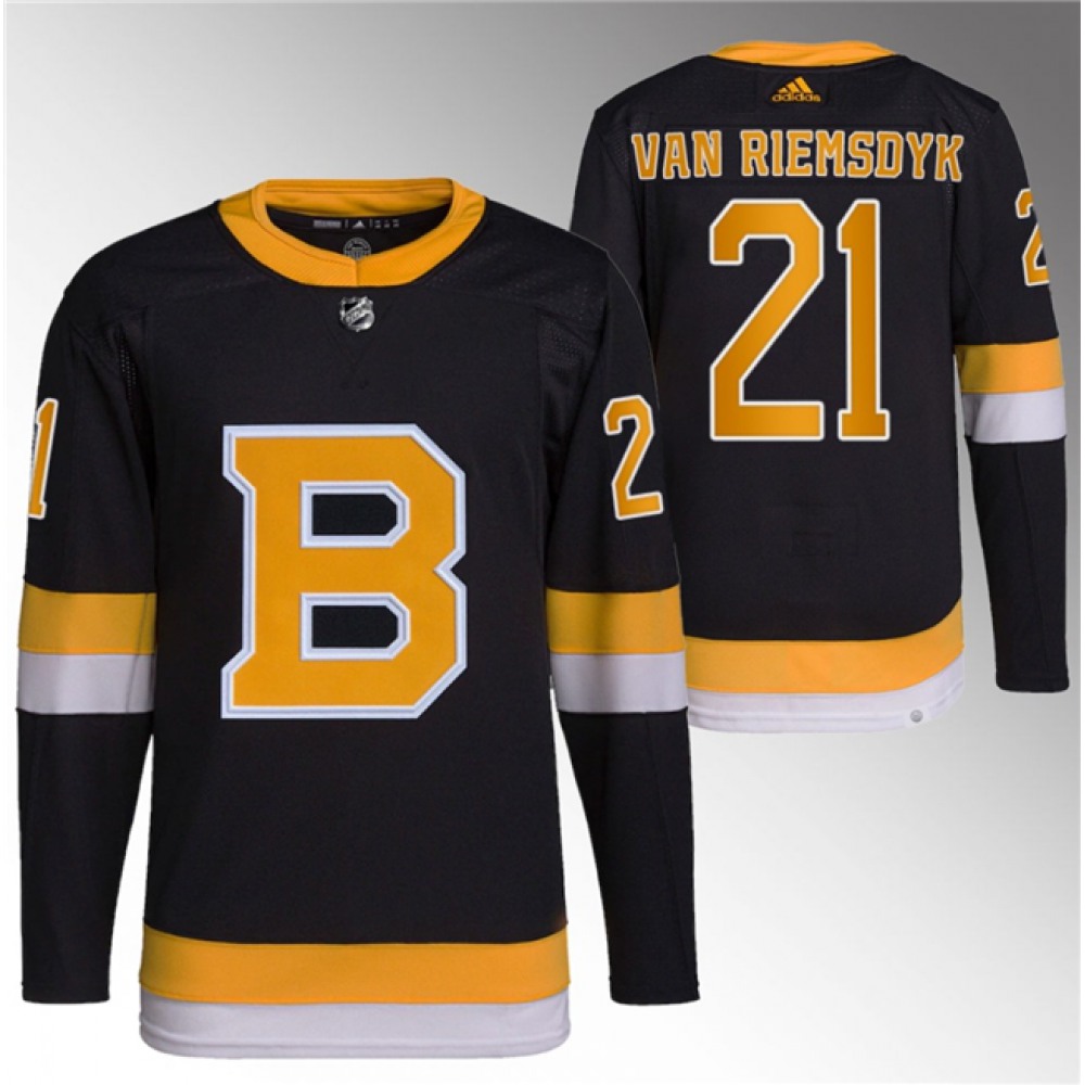 Men's Boston Bruins #21 James van Riemsdyk Black Home Breakaway Stitched Jersey