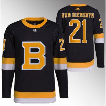 Men's Boston Bruins #21 James van Riemsdyk Black Home Breakaway Stitched Jersey Men's Boston Bruins #21 James van Riemsdyk Black Home Breakaway Stitched Jersey