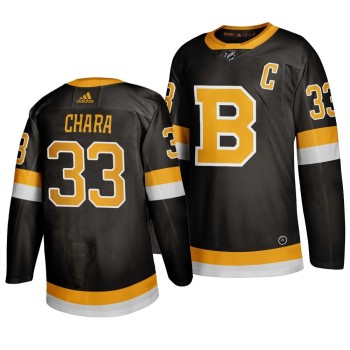 Men's Boston Bruins #33 Zdeno Chara Black Alternate 2019 Stitched NHL Jersey Men's Boston Bruins #33 Zdeno Chara Black Alternate 2019 Stitched NHL Jersey