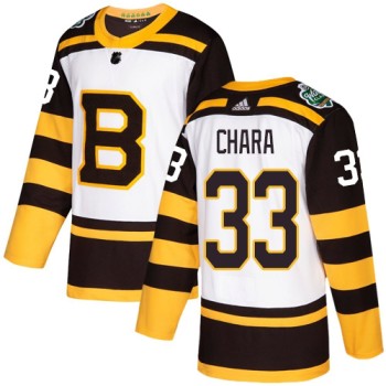 Men's Boston Bruins #33 Zdeno Chara White 2019 Classic Stitched NHL Jersey Men's Boston Bruins #33 Zdeno Chara White 2019 Classic Stitched NHL Jersey