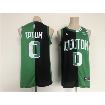 Men's Boston Celtics #0 Jayson Tatum 2022 Green/Black Stitched Jersey Men's Boston Celtics #0 Jayson Tatum 2022 Green/Black Stitched Jersey